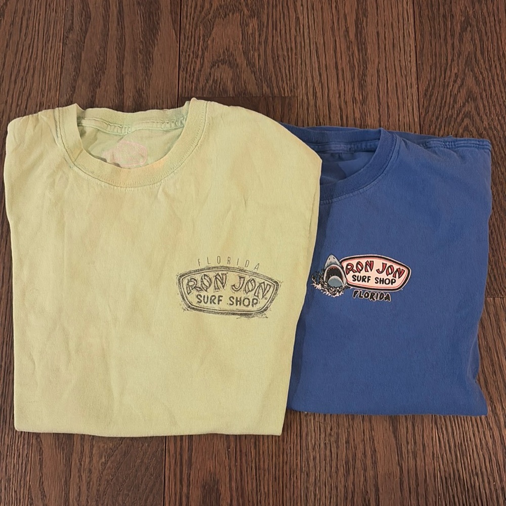 Two Boys Ron Jon Surf Shop shirts